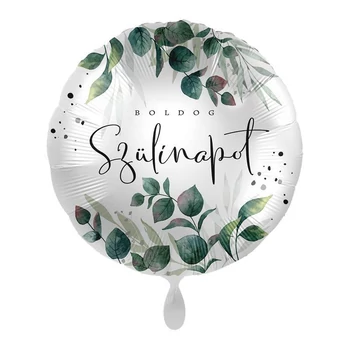 17 inch-es Boldog Szülinapot Green Magic Wishes Fólia Lufi