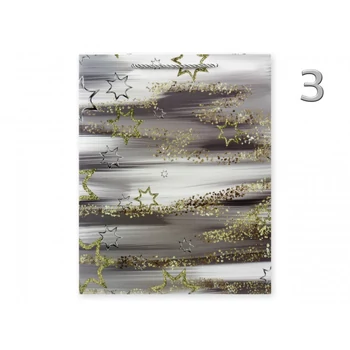 Ajándéktasak csillagos glitteres óriás 31x12x40cm 4 féle