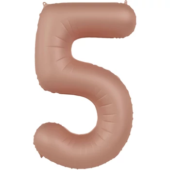 Fólia lufi 5. szám - Vintage Rózsa - Ultra Matt - 86 cm Héliummal