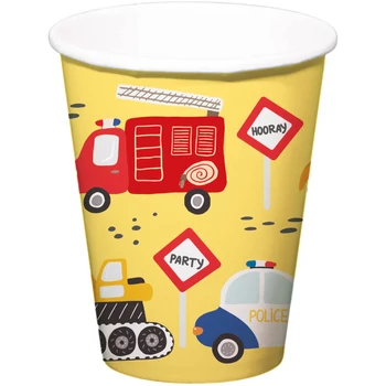 Poharak - Bolondos Kerekek - 250 ml - 8 darab