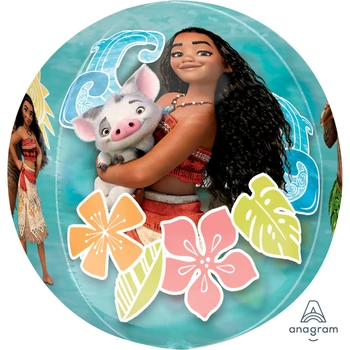 Orbz® fólia lufi – Vaiana (Moana) – 40 cm Héliummal