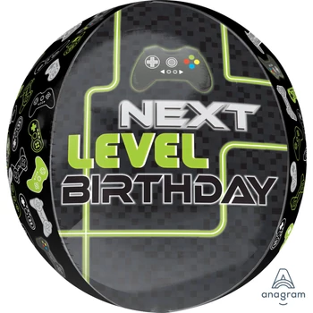 Orbz® Lufi Level up Birthday 38cm Héliummal