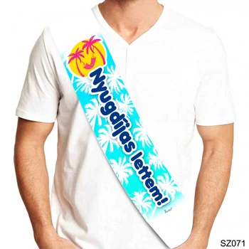 Szalag 10 cm x 80 cm - Nyugdíjas lettem - Nyugdíjas vállszalag