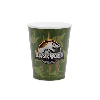 Jurassic World poharak, 250 ml, mix 6db/csomag