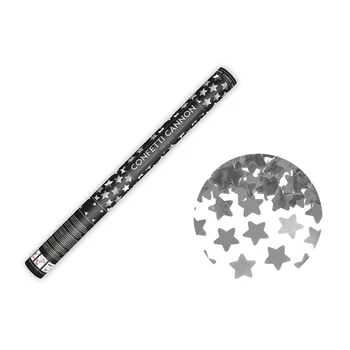 Konfettiágyú - Arany csillagok, 60cm