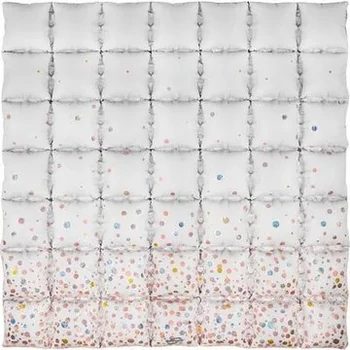 Lufi háttér holografikus, Rozéarany 90x90cm 49 kocka csak levegővel