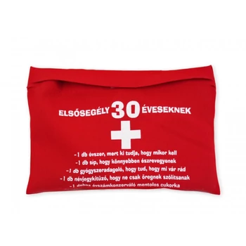 Elsősegély táska 30 éveseknek 20x14cm