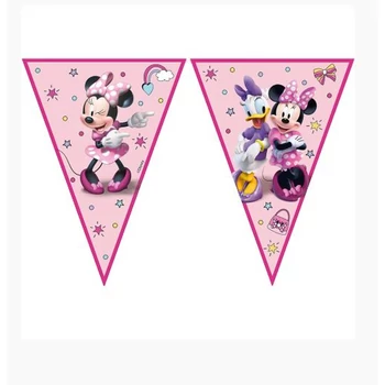 Minnie Egér - Minnie Junior Parti Zászlófüzér - 230 cm