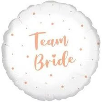 18 inch-es fólia - Team Bride