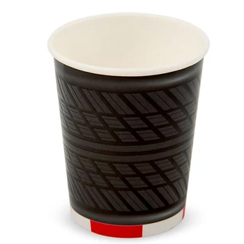 Autóversenyzős papírpohár - 4db