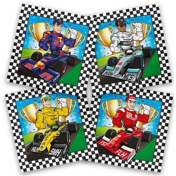 Autóversenyzős szalvéta - 20db