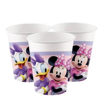 Papírpohár - Minnie Mouse, 200ml, 8db
