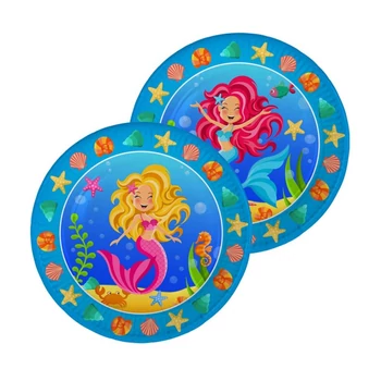 Sellős papírtányér - 8db