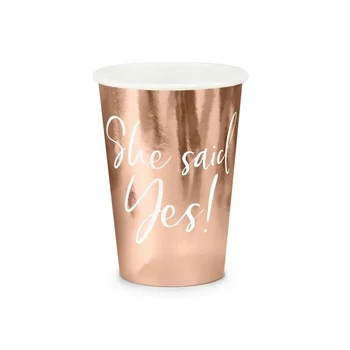 Papír pohár - She said yes!