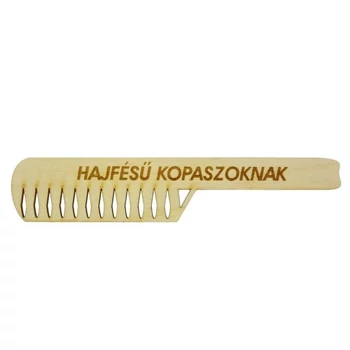 Hajfésű kopaszoknak