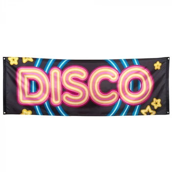 Poliészter Banner "DISCO"