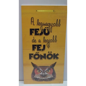 Falikép tábla - A legnagyobb fejű főnök