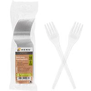 Villa - Műanyag, átlátszó, 12 darabos, hossza 18,5cm kb. 5,4 g Különösen stabil anyag