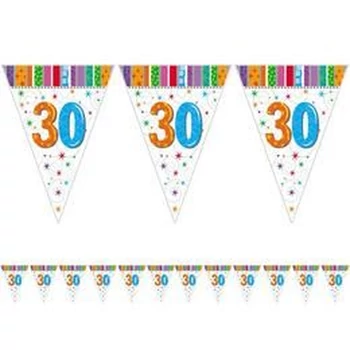 Radiant 30-as Szülinapi Zászlófüzér - 5 m