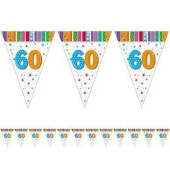 Radiant 60-as Szülinapi Zászlófüzér - 5 m