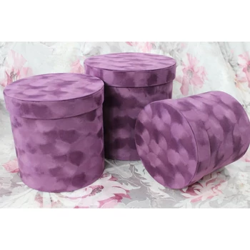 Lila bársony díszdoboz