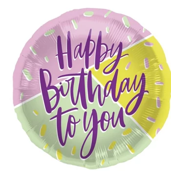 Fólia lufi - Happy Birthday to you