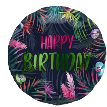 Fólia lufi - Happy Birthday Tropical