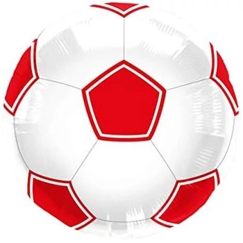 Focis fólia lufi piros/fehér 43cm