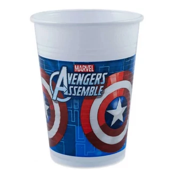 Avengers Multi Heroes , Bosszúállók Műanyag pohár 8 db-os 200 ml