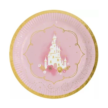 Princess, Hercegnők Papírtányér 8 db-os 22,8 cm