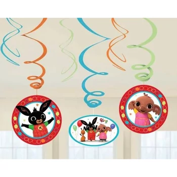 Bing Szalag dekoráció 6 db-os szett