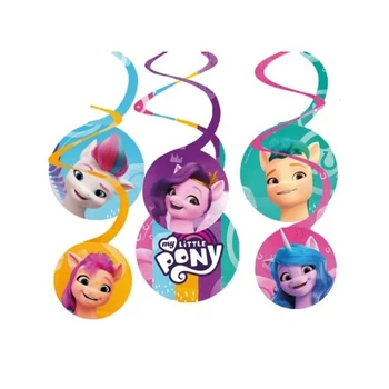 My Little Pony Szalag dekoráció 6 db-os szett