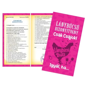 Bizonyítvány - Lánybúcsú