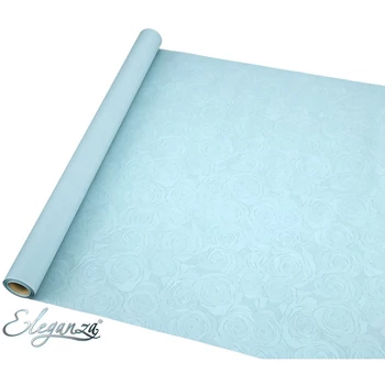 Rózsa mintás csillogó csomagolóanyag