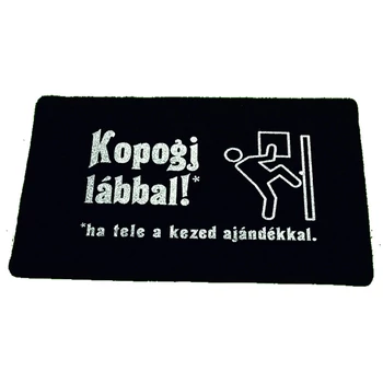 Lábtörlő - Kopogj lábbal