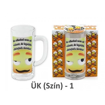 Vicces korsó - Az alkohol nem ad választ