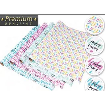 Csomagolópapír - Graffitis - Happy Birthday