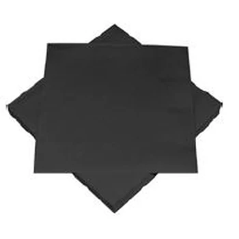 Szalvéta - Egyszínű, 3 rétegű, Fekete, 20db