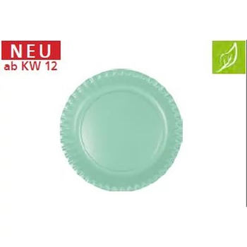 Tányér - Papír Menta 10db/cs