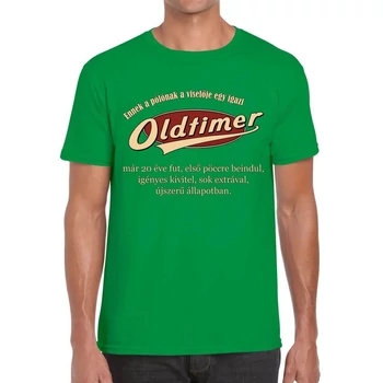 Póló - Oldtimer "30" L (zöld)