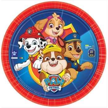 Mancs Őrjárat - Paw Patrol 2018 Parti Papír Tányér - 23 cm, 8 db-os