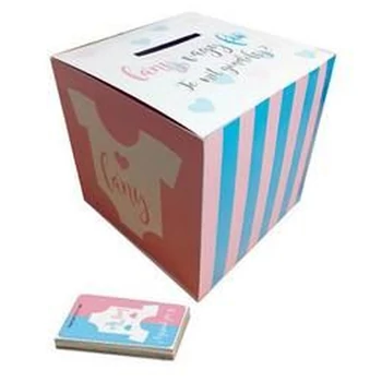 Babaváró Szavazódoboz Gender Partyra 20 DB Szavazókártyával