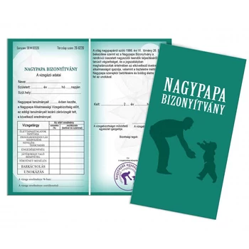 Bizonyítvány - Nagypapa