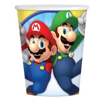Super Mario papír pohár 8 db-os 250 ml