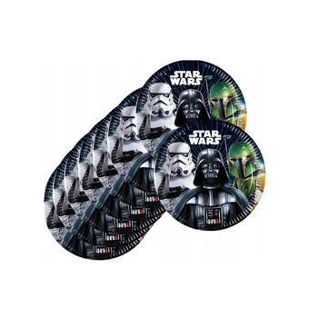 Star Wars Galaxy Party Papír Parti Tányér - 20 cm, 8 db-os