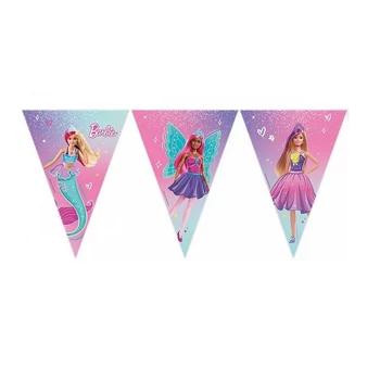 Barbie Fantasy zászlófüzér 9 zászló