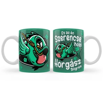 Bögre - Ez az én szerencsehozó - Vicces Ajándék Ötlet Horgászoknak