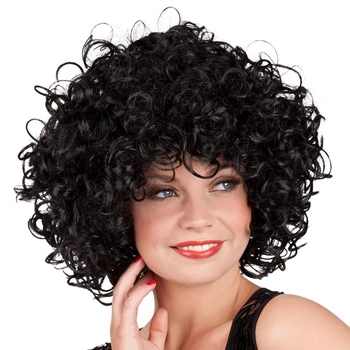 Rövid göndör paróka