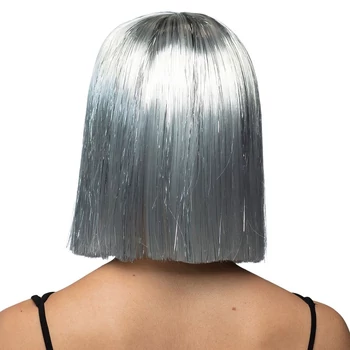 Ezüst szálas Paróka