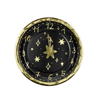 Tányér - Papír Óramintás